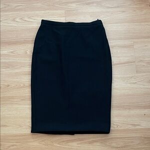 MaxMara Classic Black Pencil Skirt